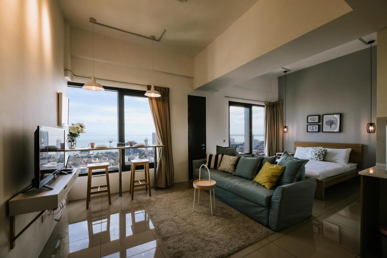 Muji Studio 2 - Seaview At 218 Tropicana Near Komtar Food Heaven With Netflix & Tv Box George Town Ngoại thất bức ảnh